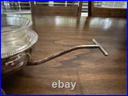 VTG FB Rogers Silver Plated Condiment Wagon MCM