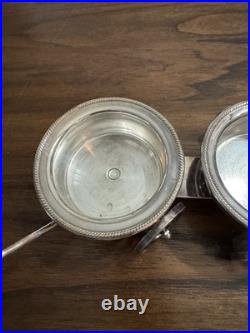 VTG FB Rogers Silver Plated Condiment Wagon MCM