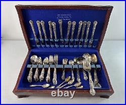 VTG Lot Set of 79pcs 1847 ROGERS BROS IS HERITAGE SILVERWARE FLATWARE + 5 Grapes