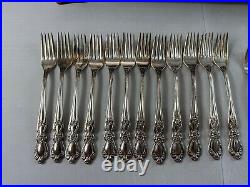 VTG Lot Set of 79pcs 1847 ROGERS BROS IS HERITAGE SILVERWARE FLATWARE + 5 Grapes