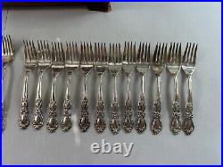 VTG Lot Set of 79pcs 1847 ROGERS BROS IS HERITAGE SILVERWARE FLATWARE + 5 Grapes