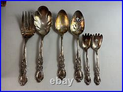 VTG Lot Set of 79pcs 1847 ROGERS BROS IS HERITAGE SILVERWARE FLATWARE + 5 Grapes