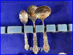 VTG Lot Set of 79pcs 1847 ROGERS BROS IS HERITAGE SILVERWARE FLATWARE + 5 Grapes