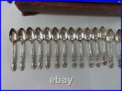 VTG Lot Set of 79pcs 1847 ROGERS BROS IS HERITAGE SILVERWARE FLATWARE + 5 Grapes