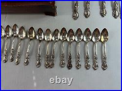 VTG Lot Set of 79pcs 1847 ROGERS BROS IS HERITAGE SILVERWARE FLATWARE + 5 Grapes