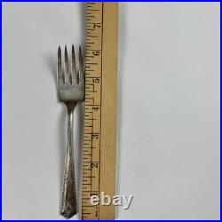 VTG Rogers & Bros Paisley 1922 Silverplate Flatware 53pc Set Service for 8 Extra
