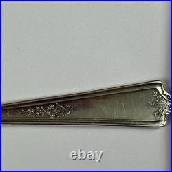 VTG Rogers & Bros Paisley 1922 Silverplate Flatware 53pc Set Service for 8 Extra