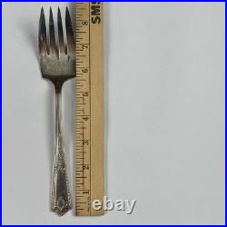 VTG Rogers & Bros Paisley 1922 Silverplate Flatware 53pc Set Service for 8 Extra
