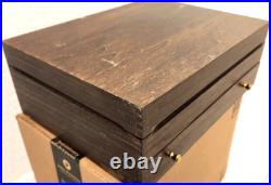 VTG! Rogers & Bros XII Sectional Picardy Silver Plate Flatware & Wood Box 57 Pc VTG! Rogers & Bros XII Sectional Picardy Silver Plate Flatware & Wood Box 57 Pc