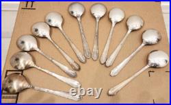 VTG! Rogers & Bros XII Sectional Picardy Silver Plate Flatware & Wood Box 57 Pc VTG! Rogers & Bros XII Sectional Picardy Silver Plate Flatware & Wood Box 57 Pc