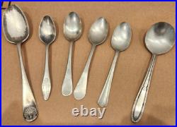 VTG! Rogers & Bros XII Sectional Picardy Silver Plate Flatware & Wood Box 57 Pc VTG! Rogers & Bros XII Sectional Picardy Silver Plate Flatware & Wood Box 57 Pc