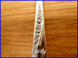 VTG WM ROGERS & SON 67 pc Silverplate Flatware set & Chest SPRING FLOWER PATTERN