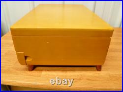 VTG WM ROGERS & SON 67 pc Silverplate Flatware set & Chest SPRING FLOWER PATTERN