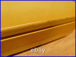 VTG WM ROGERS & SON 67 pc Silverplate Flatware set & Chest SPRING FLOWER PATTERN