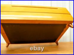 VTG WM ROGERS & SON 67 pc Silverplate Flatware set & Chest SPRING FLOWER PATTERN