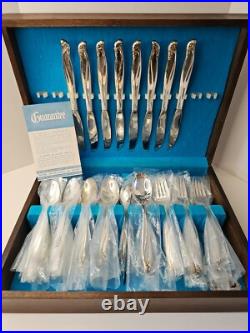 VTG WM Rogers Gaiety International Silverplate Set 1961 NIB 50 Pcs Original Rare VTG WM Rogers Gaiety International Silverplate Set 1961 NIB 50 Pcs Original Rare