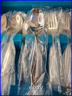 VTG WM Rogers Gaiety International Silverplate Set 1961 NIB 50 Pcs Original Rare VTG WM Rogers Gaiety International Silverplate Set 1961 NIB 50 Pcs Original Rare