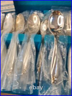 VTG WM Rogers Gaiety International Silverplate Set 1961 NIB 50 Pcs Original Rare VTG WM Rogers Gaiety International Silverplate Set 1961 NIB 50 Pcs Original Rare