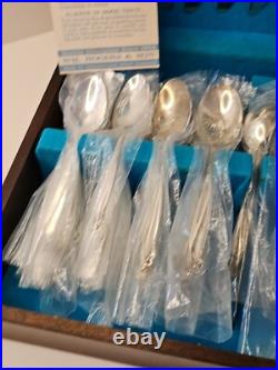 VTG WM Rogers Gaiety International Silverplate Set 1961 NIB 50 Pcs Original Rare VTG WM Rogers Gaiety International Silverplate Set 1961 NIB 50 Pcs Original Rare