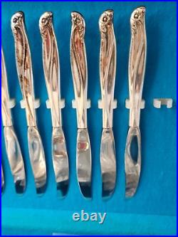VTG WM Rogers Gaiety International Silverplate Set 1961 NIB 50 Pcs Original Rare VTG WM Rogers Gaiety International Silverplate Set 1961 NIB 50 Pcs Original Rare
