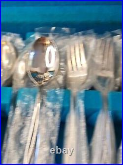 VTG WM Rogers Gaiety International Silverplate Set 1961 NIB 50 Pcs Original Rare VTG WM Rogers Gaiety International Silverplate Set 1961 NIB 50 Pcs Original Rare