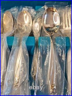 VTG WM Rogers Gaiety International Silverplate Set 1961 NIB 50 Pcs Original Rare VTG WM Rogers Gaiety International Silverplate Set 1961 NIB 50 Pcs Original Rare