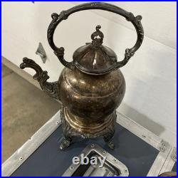 Very Fancy Antique Tea Set. Trade Mark FB ROGERS SILVER Co 1883 1960