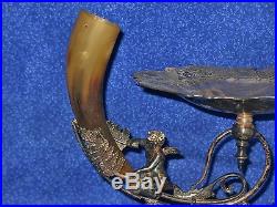 Victorian Cherub Horn Of Plenty Silverplate 1880s Rogers Bros Downton Abby