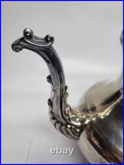 Victorian FB Rogers Silver Plate Coffee Pot Tea Pot Creamer And Serving Tray