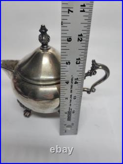 Victorian FB Rogers Silver Plate Coffee Pot Tea Pot Creamer And Serving Tray