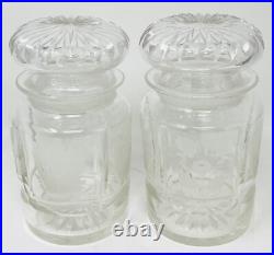 Victorian Rogers Smith & Co Silver Plate Greek Key Double Pickle Castor Set