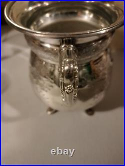 Victorian Silver Plate Rogers Smith & Co. Peacock Design Spooner c1870