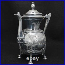 Victorian Silver Plate Teapot by Rogers & Bro. Circa 1870