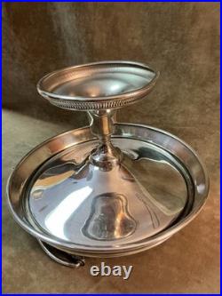 Victorian William Rogers Brothers silver plate fruit basket shamrock design Etch