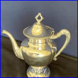 Vintage 11-PC Silverplate Serving Set Quadruple Plate, Mixed Makers Marks