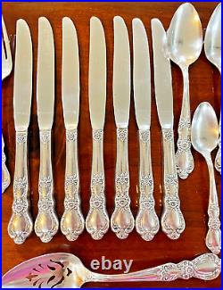 Vintage 1847 ROGERS BROS HERITAGE Flatware Set of 22 Silverplate Silverware IS