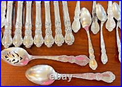 Vintage 1847 ROGERS BROS HERITAGE Flatware Set of 22 Silverplate Silverware IS