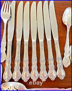 Vintage 1847 ROGERS BROS HERITAGE Flatware Set of 22 Silverplate Silverware IS