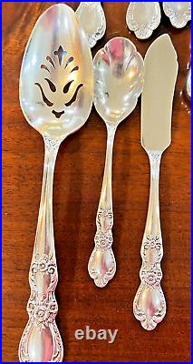 Vintage 1847 ROGERS BROS HERITAGE Flatware Set of 22 Silverplate Silverware IS