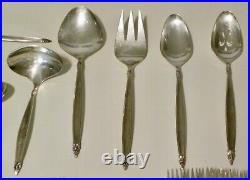 Vintage 1847 ROGERS Brothers Silverware GARLAND Pattern ('65'73) 47 Pieces