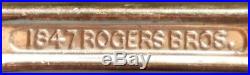 Vintage 1847 Roger Bros Eternally Yours Silverware 40p Set in Original Chest