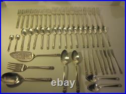 Vintage 1847 Roger's Bros Eternally Yours silver plate 52 Pc Silverware #TC