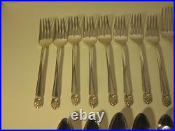 Vintage 1847 Roger's Bros Eternally Yours silver plate 52 Pc Silverware #TC