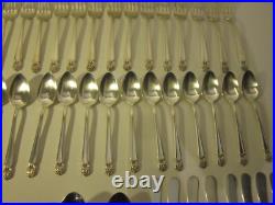 Vintage 1847 Roger's Bros Eternally Yours silver plate 52 Pc Silverware #TC