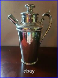 Vintage 1847 Rogers 48 oz. Silver Plated Cocktail Shaker Pitcher Martini Barware