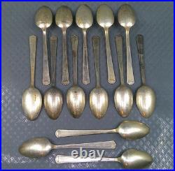 Vintage 1847 Rogers Bros Anniversary Pattern Silverplate Flatware 60 Pc C-1923 Vintage 1847 Rogers Bros Anniversary Pattern Silverplate Flatware 60 Pc C-1923