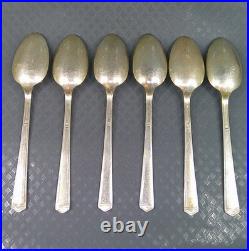 Vintage 1847 Rogers Bros Anniversary Pattern Silverplate Flatware 60 Pc C-1923