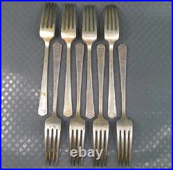 Vintage 1847 Rogers Bros Anniversary Pattern Silverplate Flatware 60 Pc C-1923 Vintage 1847 Rogers Bros Anniversary Pattern Silverplate Flatware 60 Pc C-1923