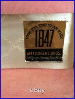 Vintage 1847 Rogers Bros.'Beloved Silverware Silverplate Flatware 64 Pcs