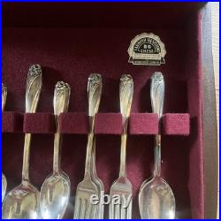 Vintage 1847 Rogers Bros Daffodil Silverware Flatware 52 Pieces Complete Set Vintage 1847 Rogers Bros Daffodil Silverware Flatware 52 Pieces Complete Set